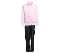 adidas Unisex - Bambini e ragazzi ESSENTIALS CLIMACOOL TRACKSUIT, clear pink/white/white, 5-6 Years