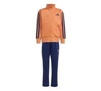 adidas Unisex - Bambini e ragazzi ESSENTIALS CLIMACOOL TRACKSUIT, Dusky Orange/dark blue, 4-5 Years