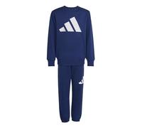 adidas Unisex - Bambini e ragazzi ESSENTIALS FLEECE JOGGER, dark blue/white, 13-14 Years