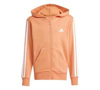 adidas Unisex - Bambini e Ragazzi Essentials Full Zip Hoodie, Dusky Orange/White, 11-12 Years