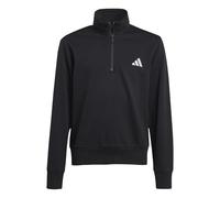 adidas Unisex - Bambini e Ragazzi Essentials Half-Zip, Black/White, 7-8 Years