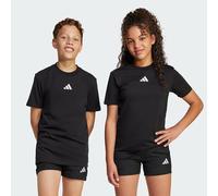 Adidas Unisex - Bambini e Ragazzi Essentials T-Shirt, Black/White, 7-8 Years