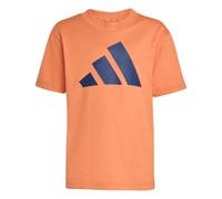 adidas Unisex - Bambini e ragazzi ESSENTIALS T-SHIRT SET, Dusky Orange/dark blue, 4-5 Years