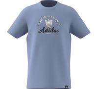 adidas Unisex - Bambini e Ragazzi Food Pack Graphic T-Shirt Junior, Glow Blue, 9-10 Years