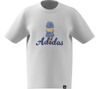 adidas Unisex - Bambini e Ragazzi Food Pack Graphic T-Shirt Kids, White, 5-6 Years