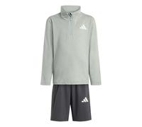 adidas Unisex - Bambini e ragazzi GOTO PZ LITTLE KIDS SPORTS SET, off white/Wonder Sage/white, 6-7 Years