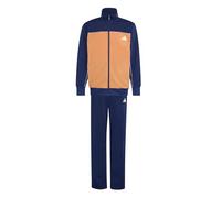adidas Unisex - Bambini e ragazzi Junior Tricot Colourpop Tracksuit, dark blue/Dusky Orange/white, 13-14 Years