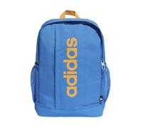adidas Unisex - Bambini e ragazzi KIDS LINEAR BACKPACK, ray blue/Pure Tangerine, One size