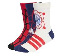 adidas Unisex - Bambini e ragazzi MARVEL KIDS SPIDER-MAN SOCKS, pure ruby/dark blue/off white, 3-4 Years