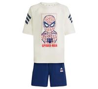 adidas Unisex - Bambini e ragazzi MARVEL SPIDER-MAN SPORT SET, off white/dark blue, 18-24 Months