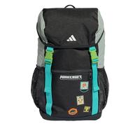 adidas Unisex - Bambini e ragazzi MINECRAFT BACKPACK, carbon/Wonder Sage, One size