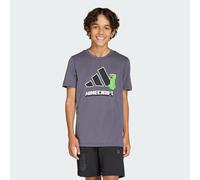adidas Unisex - Bambini e Ragazzi Minecraft Training T-Shirt, Aurora Onix/Black, 11-12 Years