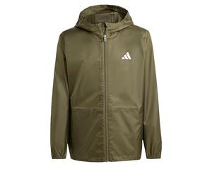 adidas Unisex - Bambini e ragazzi RAIN JACKET, olive strata, 13-14 Years