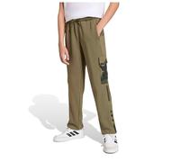 adidas Unisex - Bambini e Ragazzi Seasonals Camo Pants, Olive strata/Black, 13-14 Years