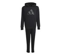 adidas Unisex - Bambini e ragazzi SEASONALS CAMO TRACKSUIT, black/carbon, 13-14 Years