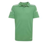 adidas Unisex - Bambini e Ragazzi SQUADRA25 Cotton Polo Kids, Team Green/White, 7-8 Years