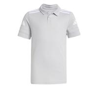 adidas Unisex - Bambini e Ragazzi SQUADRA25 Cotton Polo Kids, Team Light Grey/White, 5-6 Years
