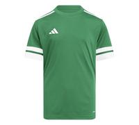 adidas Unisex - Bambini e Ragazzi SQUADRA25 Jersey Short Sleeve Kids, Team Green/White, 11-12 Years