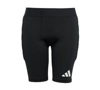 adidas Unisex - Bambini e ragazzi SQUADRA25 PADDED GOALKEEPER SHORT TIGHT KIDS, Black/White, 5-6 Years