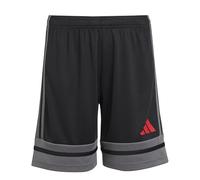 Adidas Unisex - Bambini e Ragazzi SQUADRA25 Short Kids, Black/Team Grey Four/Pure Ruby, 7-8 Years