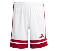 adidas Unisex niños SQUADRA25 Short Kids, White/Team Power Red 2, 7-8 Years