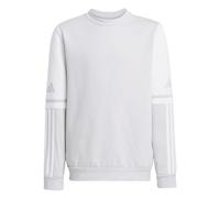 adidas Unisex - Bambini e Ragazzi SQUADRA25 Sweat Crew Kids, Team Light Grey/White, 9-10 Years