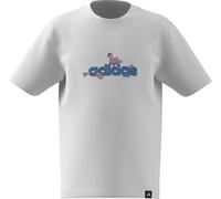 adidas Unisex - Bambini e Ragazzi Summer Adventures Graphic T-Shirt Kids, White, 6-7 Years