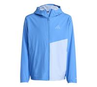 adidas Unisex - Bambini e ragazzi Terrex Kids Multi 2 Layer CLIMAPROOF Rain Jacket, ray blue/glow blue, 5-6 Years