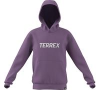 adidas Unisex - Bambini e Ragazzi Terrex Kids Multi Logo Hoodie, preloved Purple, 11-12 Years