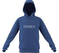 adidas Unisex - Bambini e Ragazzi Terrex Kids Multi Logo Hoodie, Ray Blue, 14-15 Years