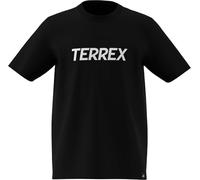 adidas Unisex - Bambini e Ragazzi Terrex Kids Multi Logo T-Shirt, Black, 9-10 Years