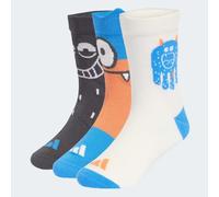 adidas Unisex - Bambini e ragazzi TIRO_NSTER 3PP SOCKS, ray blue/grey six/off white, 6-7 Years