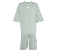adidas Unisex - Bambini e ragazzi TIRO_NSTER T-SHIRT SET, blush pink/white, 4-5 Years