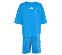 adidas Unisex - Bambini e ragazzi TIRO_NSTER T-SHIRT SET, Wonder Sage/white, 5-6 Years
