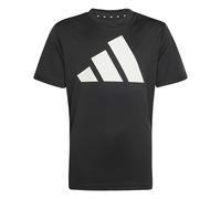 adidas Unisex - Bambini e Ragazzi Train Essentials Big Logo T-Shirt, Black/White, 13-14 Years