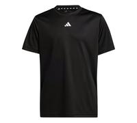 adidas Unisex - Bambini e Ragazzi Train Essentials Logo Regular Fit T-Shirt Junior, Black/White, 13-14 Years