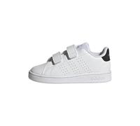 adidas Unisex bebé Advantage Lifestyle Court Two Hook-And-Loop Shoes, Cloud White/Core Black/Silver Met, 26.5 EU