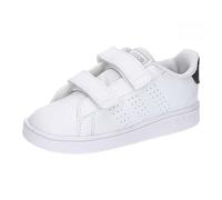 adidas Unisex bebé Advantage Lifestyle Court Two Hook-and-Loop Shoes, Cloud white/core black/silver met, 24 EU