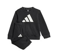 adidas Unisex bebé Big Logo Essentials Jogger Track Suit, Black/White, 2-3 Years