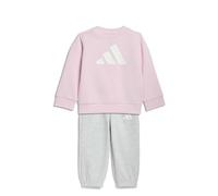 adidas Unisex bebé Big Logo Essentials Jogger Track_Suit, clear pink/white/white, 9-12 Months