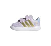 adidas Unisex bebé Disney Frozen Grand Court 3.0 Shoes Infants, Ice Lavender/Gold Met./Glow Blue, 21 EU