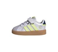 adidas Unisex bebé Disney Grand Court 3.0 Infants Shoes, Frozen Purple/Semi Frozen Lemon/GUM10, 19 EU