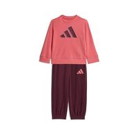 adidas Unisex bebé Essentials Big Logojogger Track_Suit, Pure Turbo/maroon, 9-12 Months