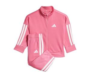 adidas Unisex bebé Essentials Climacool Track Suit, pink fusion/white, 18-24 Months