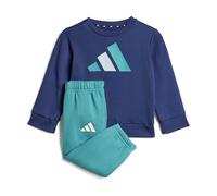 adidas Unisex bebé ESSENTIALS JOGGER, dark blue/pure teal/halo mint, 12-18 Months