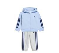 adidas Unisex bebé Essentials Jogger Track_Suit, glow blue/dark blue, 12-18 Months