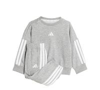 adidas Unisex bebé Essentials Jogger Track Suit, Medium Grey Heather/White, 3-6 Months