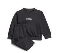 adidas Unisex bebé Essentials Linear Logo Jogger Track Suit, black/white, 12-18 Months