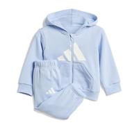 adidas Unisex bebé ESSENTIALS TRACKSUIT, glow blue/white, 2-3 Years