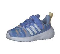 adidas Unisex bebé Fortarun 2.0 Cloudfoam Sport Running Elastic Lace Top Strap Shoes, blue fusion/Cloud white/almost yellow, 21 EU
